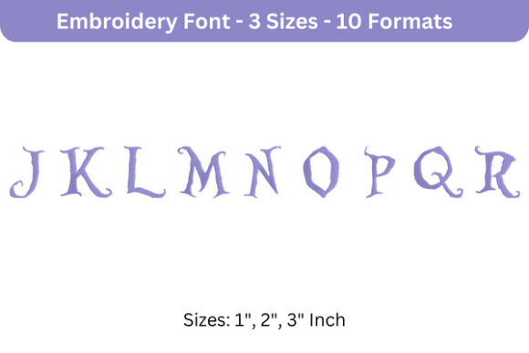 Alice Font Lowercase J to R: A Practical Embroidery Review