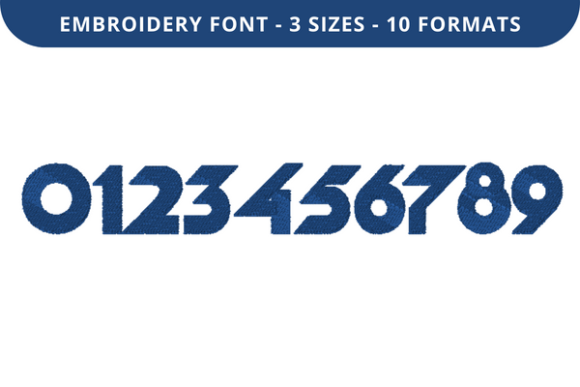Angle Font 0 to 9: Boutique Sweatshirt Embroidery Review