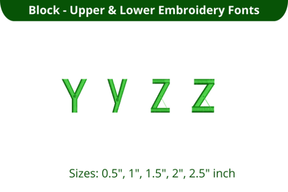 Block Font YZ: A Designer's Sweatshirt Embroidery Review