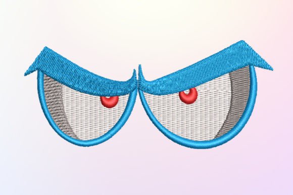 Cartoon Glasses Embroidery Design for Etsy Sellers