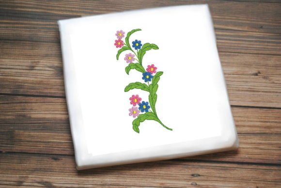 Colorful Flowers Green Leaves Embroidery Design Review