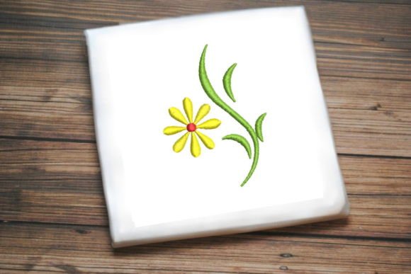 Delicate Yellow Flower Embroidery Design Review