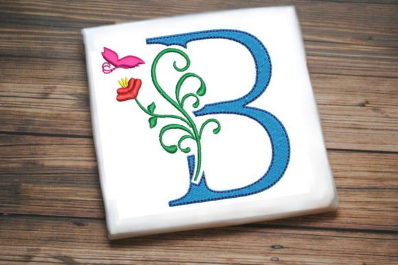 Floral Letter B with Butterfly: Designer Review
