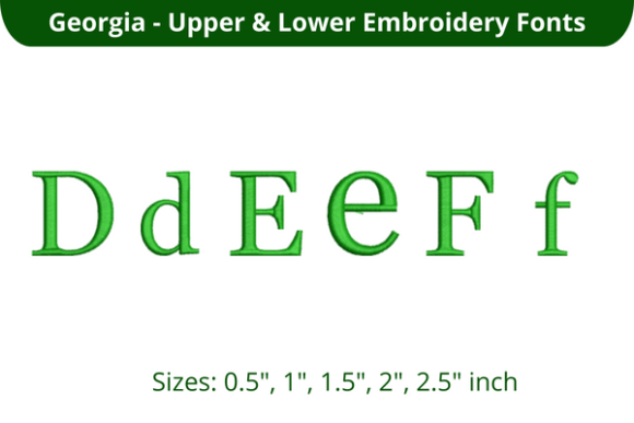 Georgia Font DEF: A Seasonal Embroidery Designer’s Review