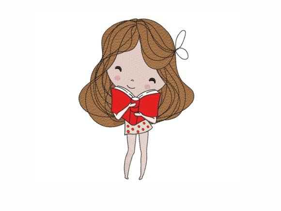 Girl with a Book Embroidery Design: Seasonal Product Review