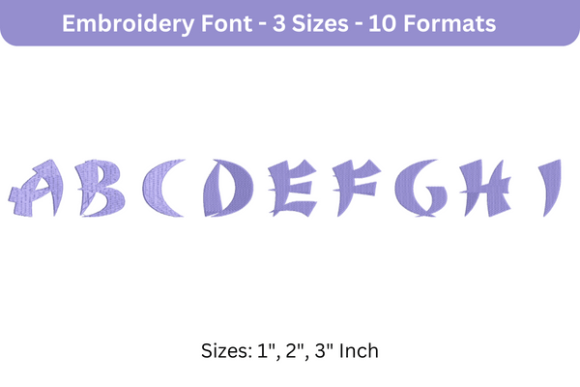 Karate Font a to I: Real-World Embroidery Review