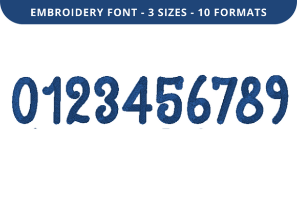 Loretto Font 0-9 Review for Embroidery Sellers