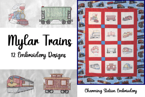 Mylar Trains: Honest Review for Embroidery Projects