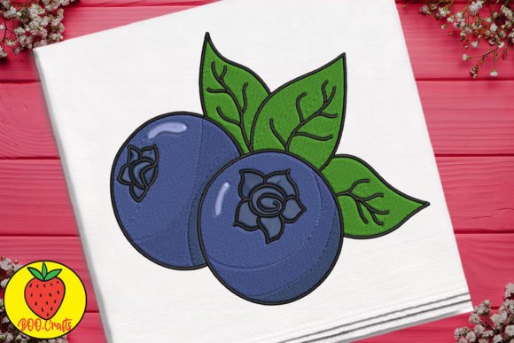 Reviewing Cute Blueberry with Leaves for Boutique Apparel